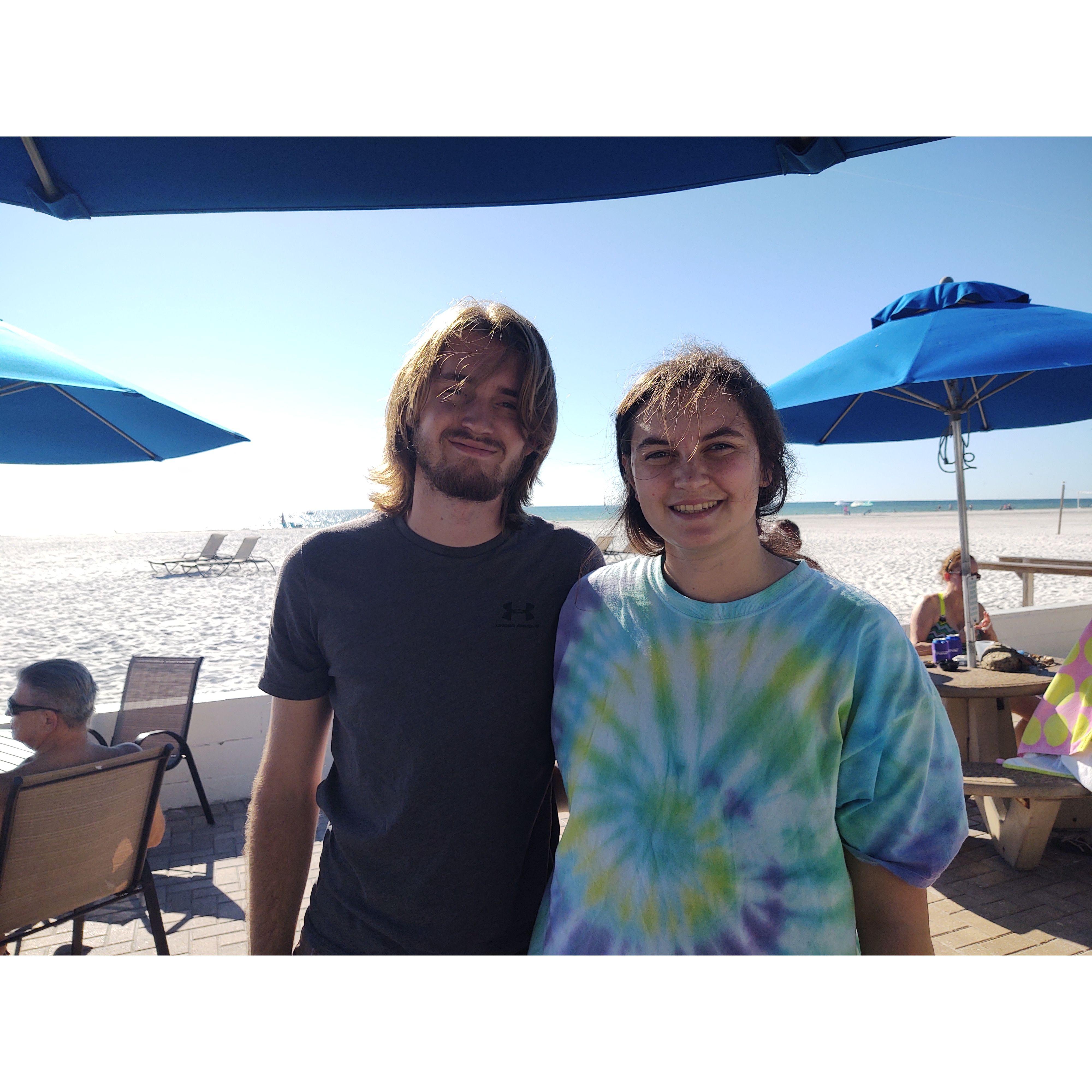 2020 First visit to Florida together with Jackson's family