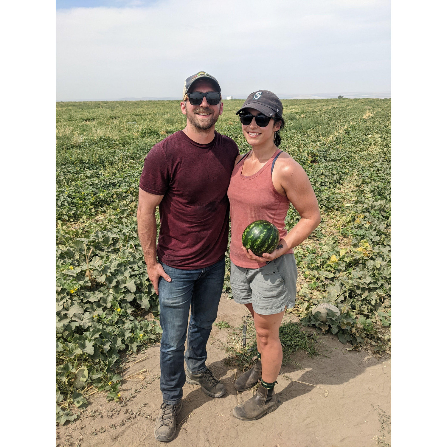 Visiting a melon farm in Eastern Washington