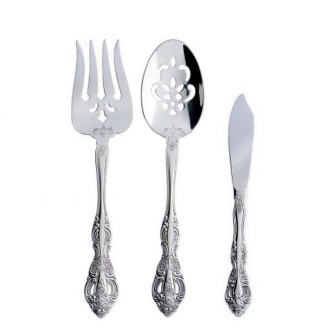 Michelangelo 3 Piece Fine Flatware Serving Set