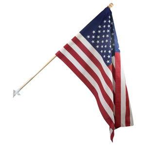 American Flag 4.25-ft W x 5-ft H Patriotic Banner