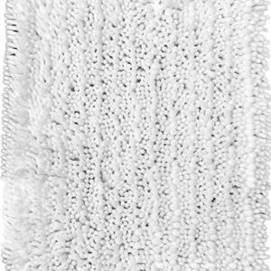 Luxurious Bathroom Rugs by Momentum Home | Plush Non-Slip Bath Rugs | Stylish, Absorbent, 100% Machine Washable | Modern Bath Shag Bath Mats | 21 X 34 | White