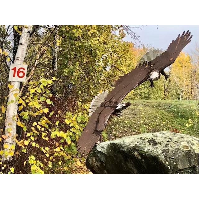 Not sure if you've got the right address?! If you see two eagles at the end of the driveway, you're at the right place!