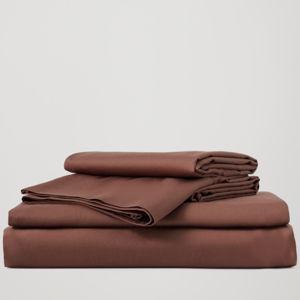 Home Organic Room Service Sateen Sheet Set made with Organic Cotton | Pact