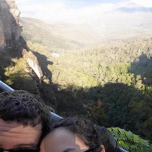 Blue mountains, after the fog cleared