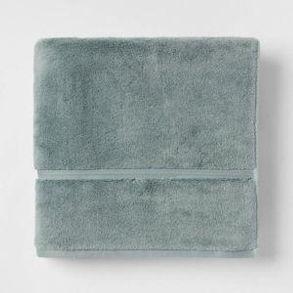 Oversized Spa Plush Bath Towel Sage Green - Threshold™