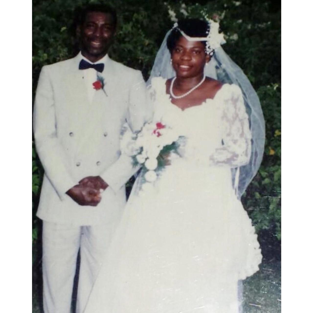 Delmar's Parents: Mr. & Mrs. Bennett in Jamaica