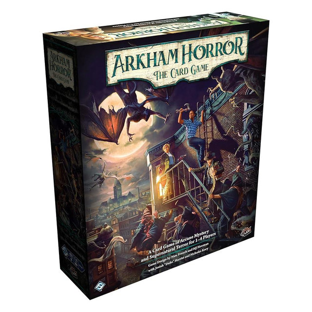 Asmodee Arkham Horror: The Card Game Chapter Two CORE Set - Cooperative LCG of Mystery & Madness with New Investigators & 3-Scenario Campaign, Ages 14+, 1-4 Players, 90 Min Playtime