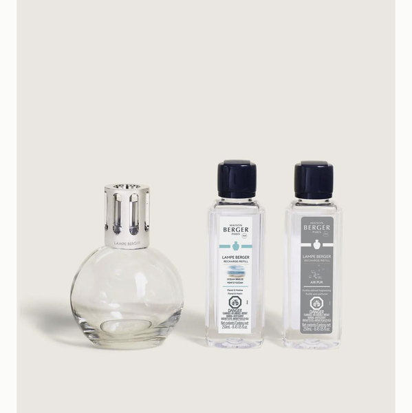 Essential Round Lamp Ritual Starter Kit with Air Pur So Neutral + Ocean Breeze