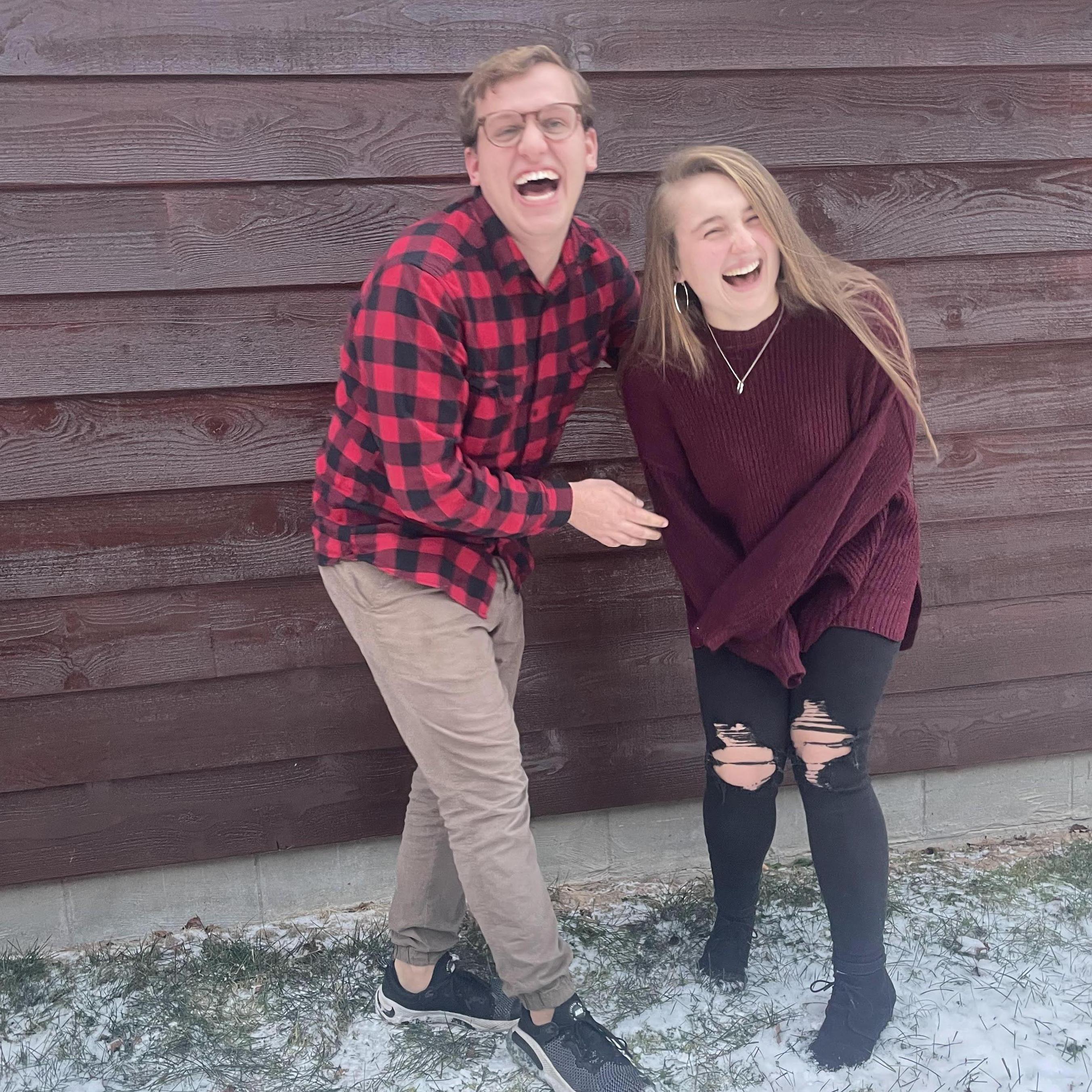 When we can't be serious for a photo