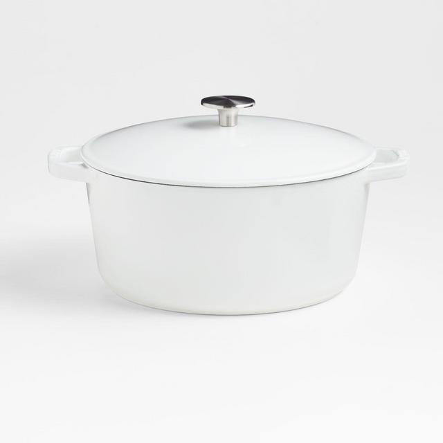 Milo by Kana Cast Iron Cookware Classic 5.5qt Dutch Oven White