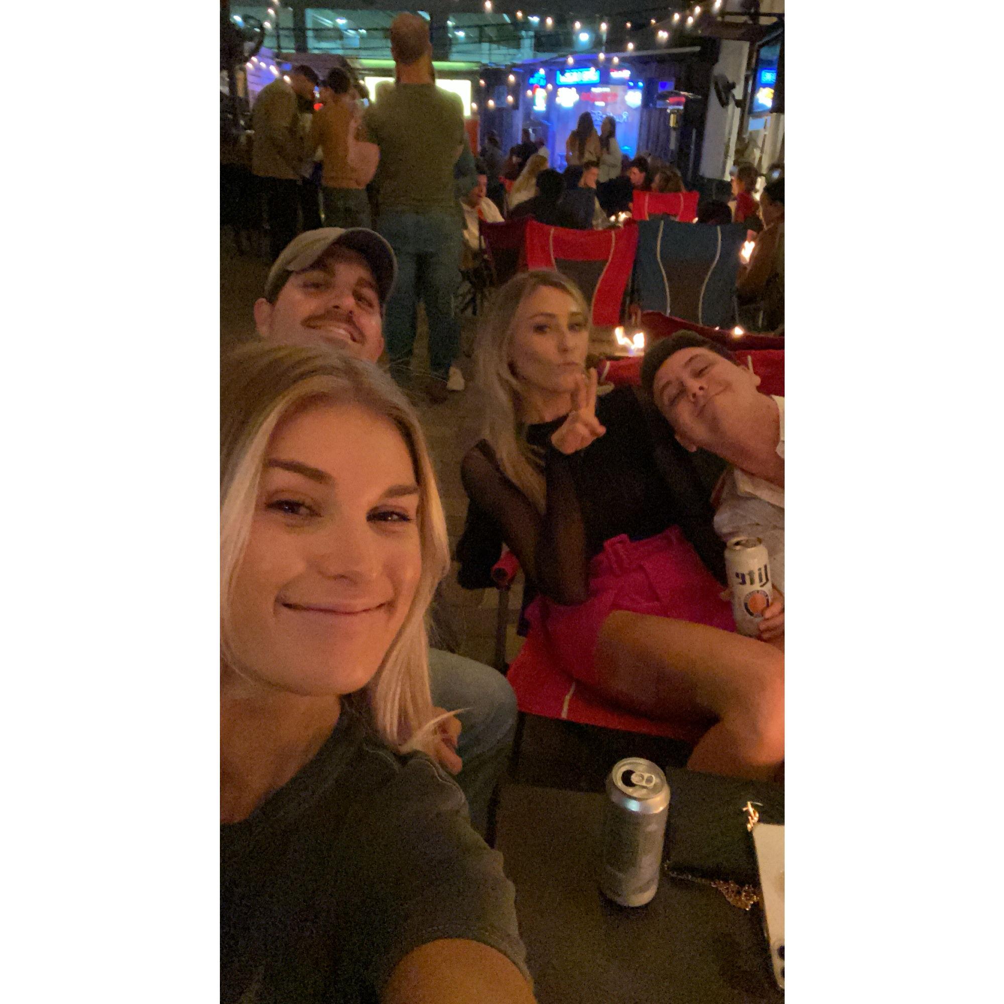 One of the many nights spent at Rustic Tap with the Kollasch's