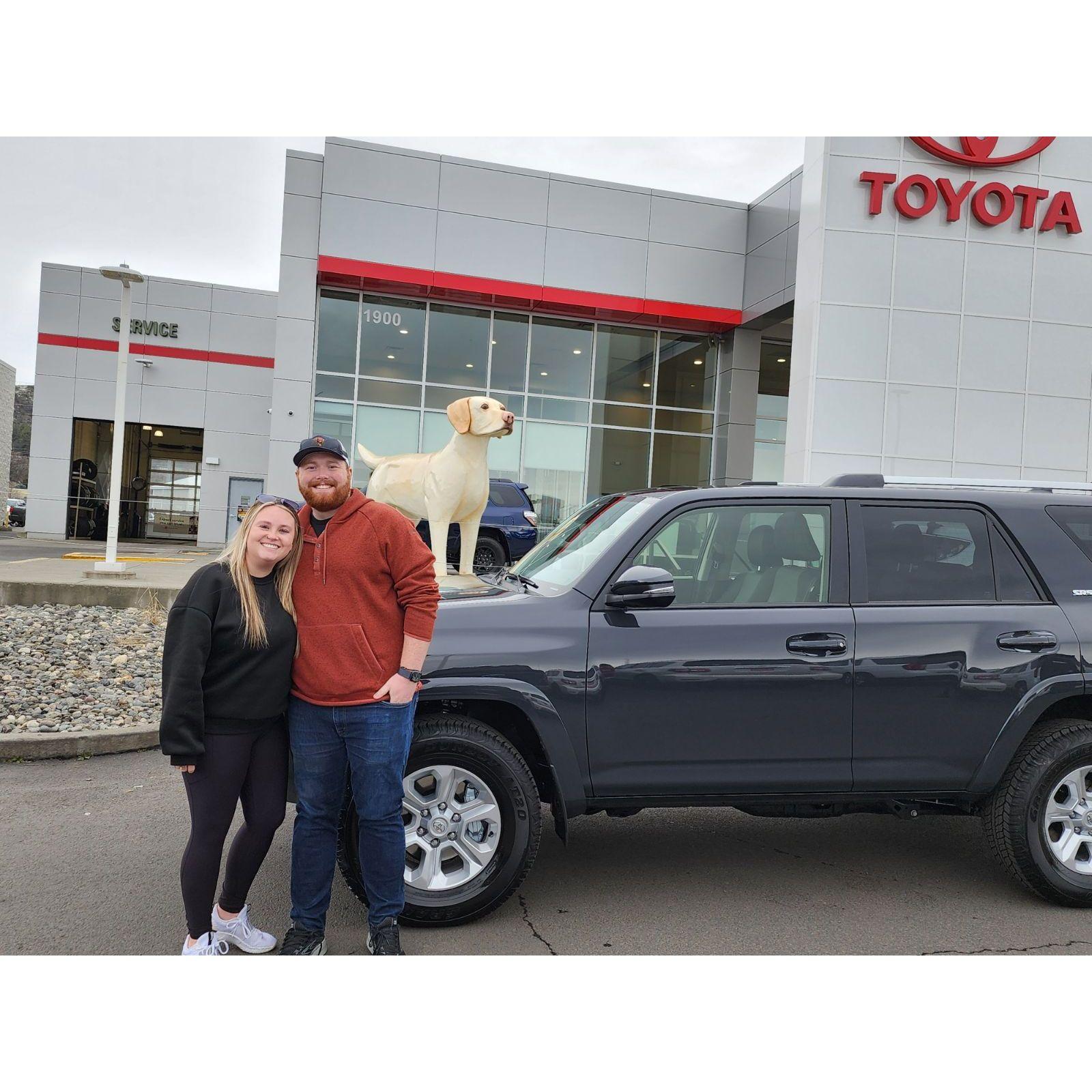 New car, new town, newlyweds