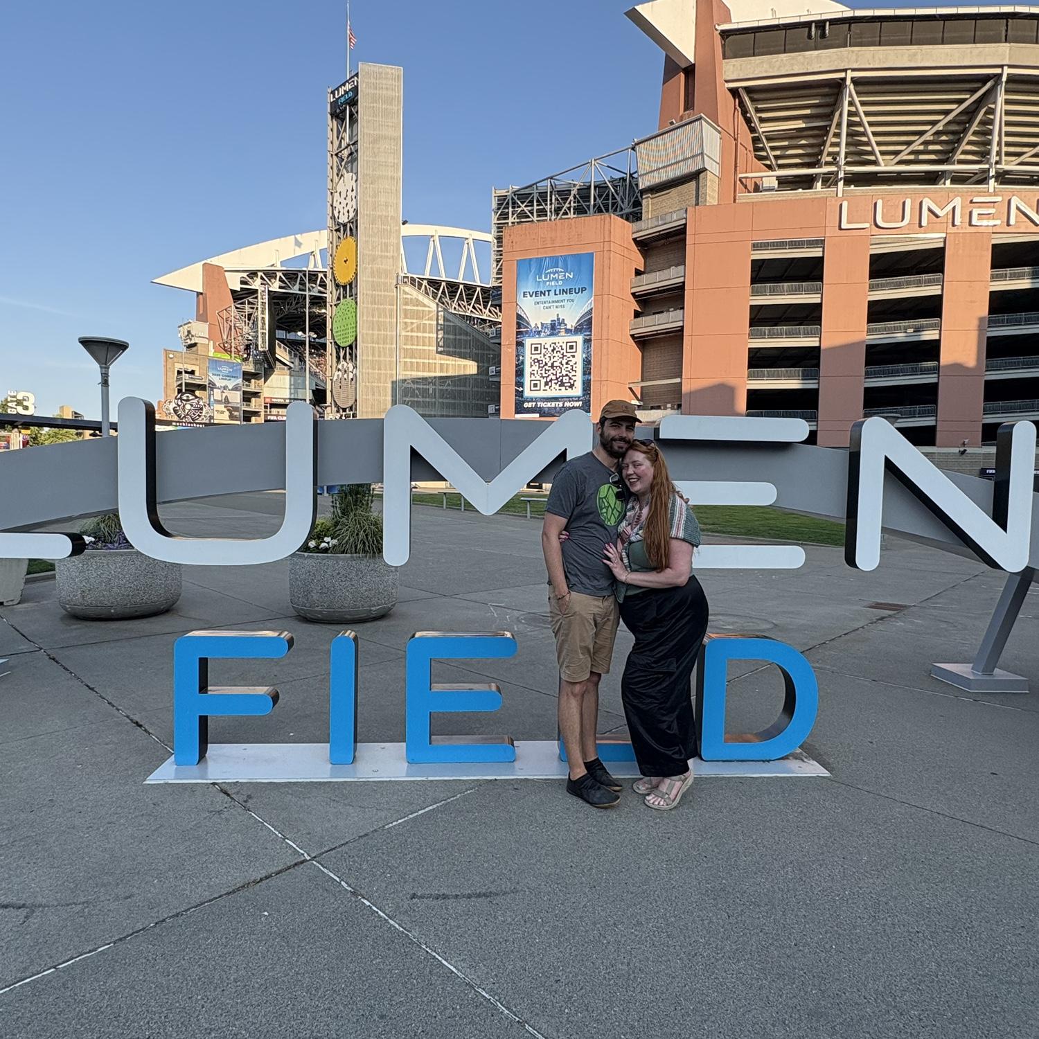 Seattle Sounders v Brazil soccer game!