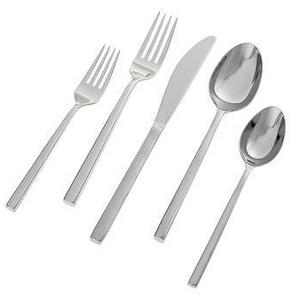 Luna Stainless Steel Flatware, 5-Piece