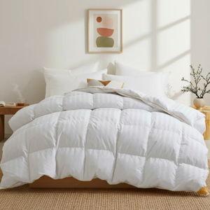 All Season Feather and Down Hotel Quality Comforter/Duvet Insert - Queen