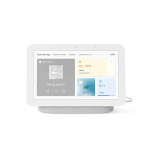 Google Nest Hub 2nd Gen Smart Home Speaker and 7 inch Display with Google Assistant in Chalk