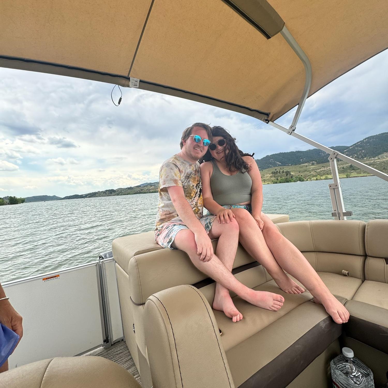 Boating on Horsetooth