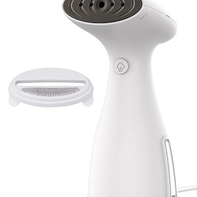 COKUNST Mini Handheld Garment Steamer, 30s Fast Heat-up Steam Iron, Travel Steamer for Clothes with Detachable Water Tank and Static Brush, Mini Clothes Steamer for Home, Travel, Business Trips (120v 800w)