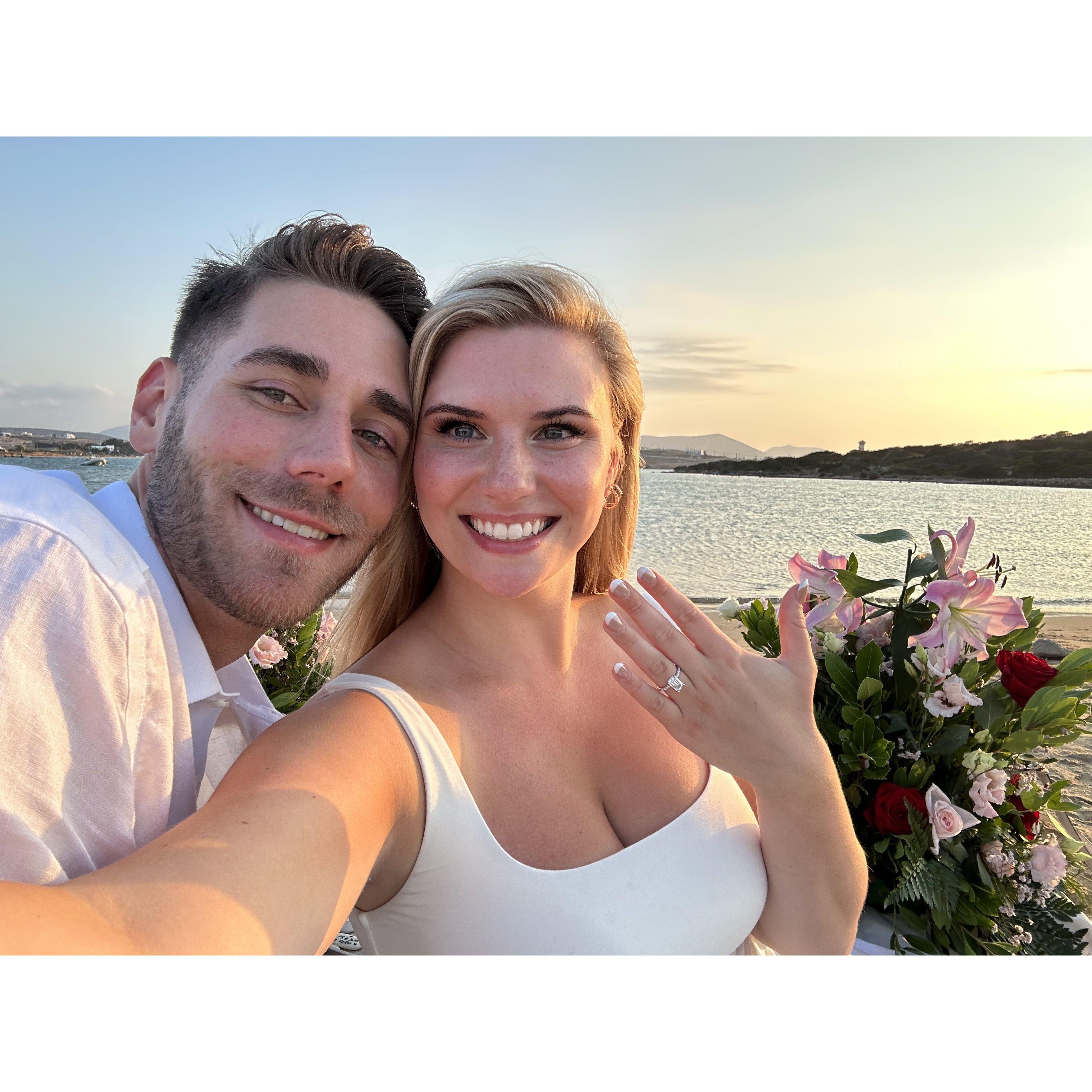 The moment Kaitlyn said yes