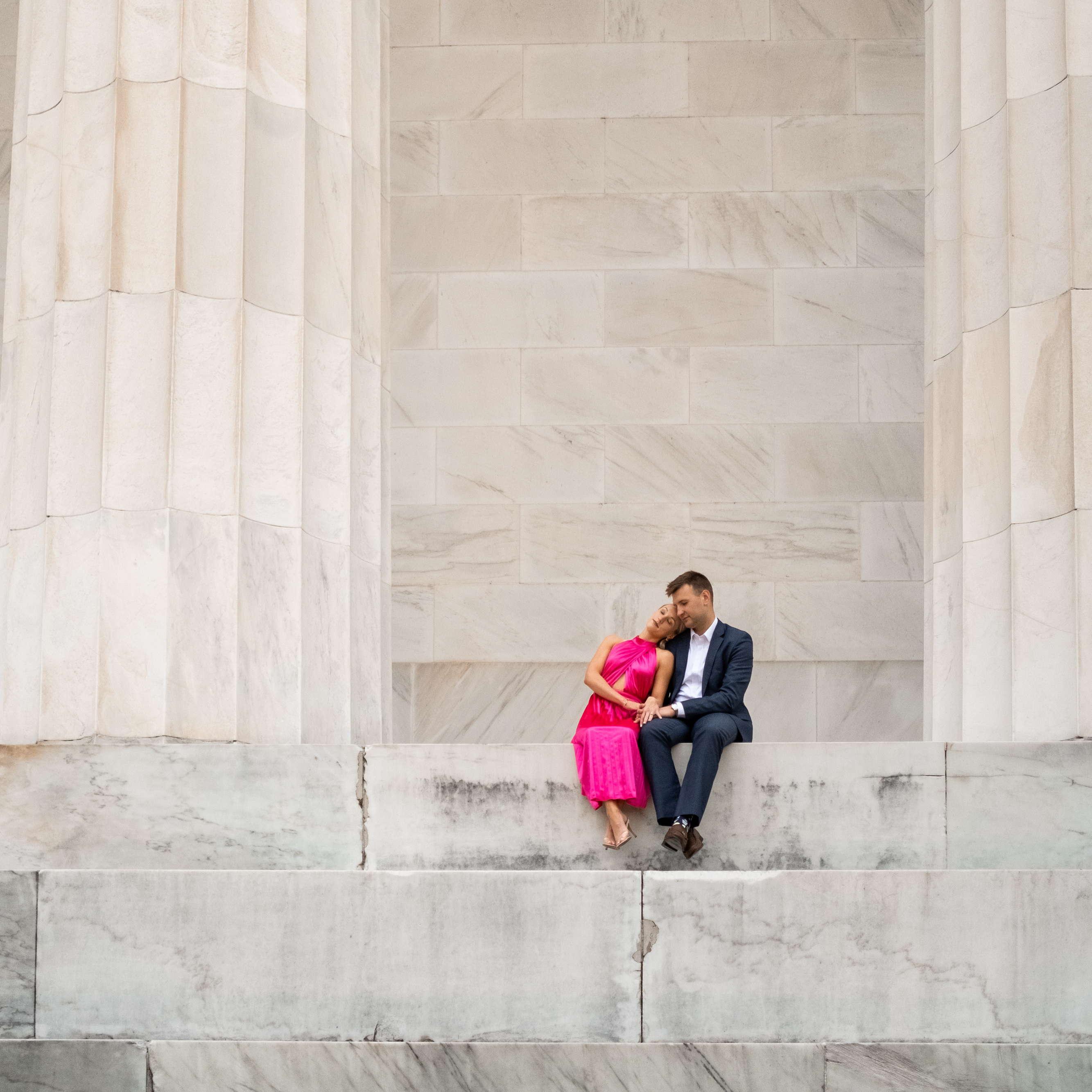 Engagement Shoot @ Lincoln Memorial. 2022