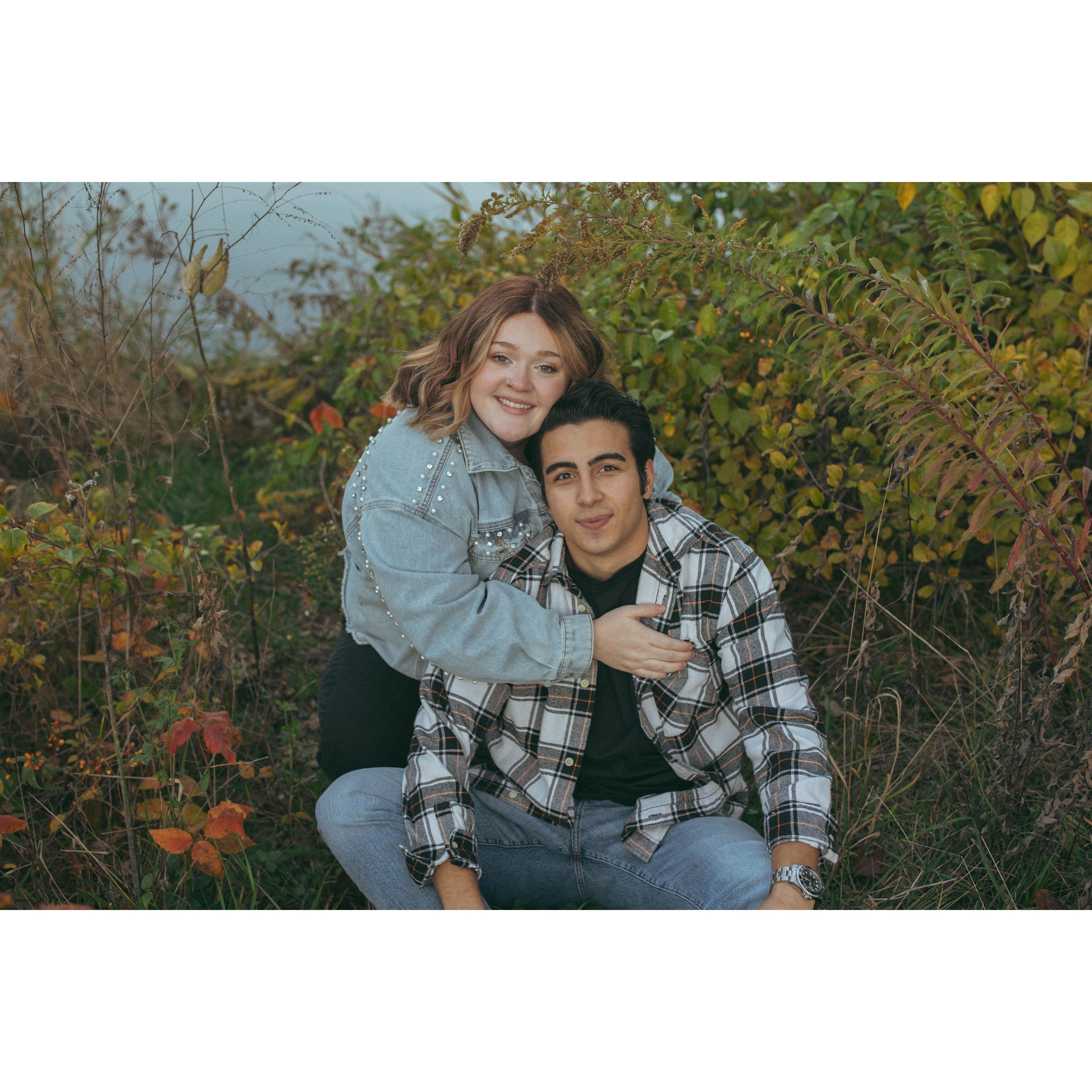 Our first photoshoot together, we will cherish these photos forever!
