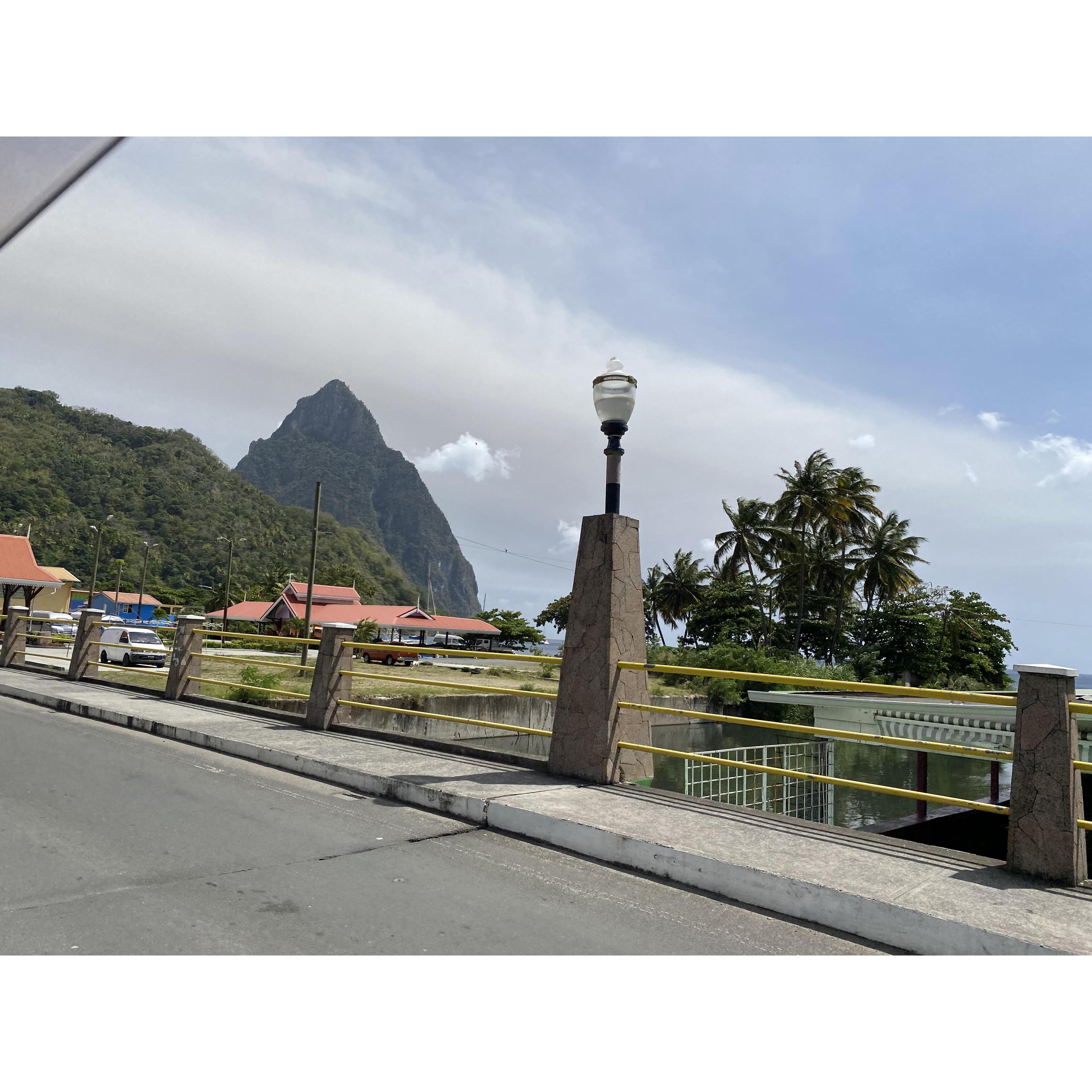 Getting closer as we travel through the town of Soufriere. A hot spot for filming.
Superman II (1980) 
The Bachelor (2002– )
Doctor Dolittle (1967) ...
Inspector Gadget 2 (2003 ) ...