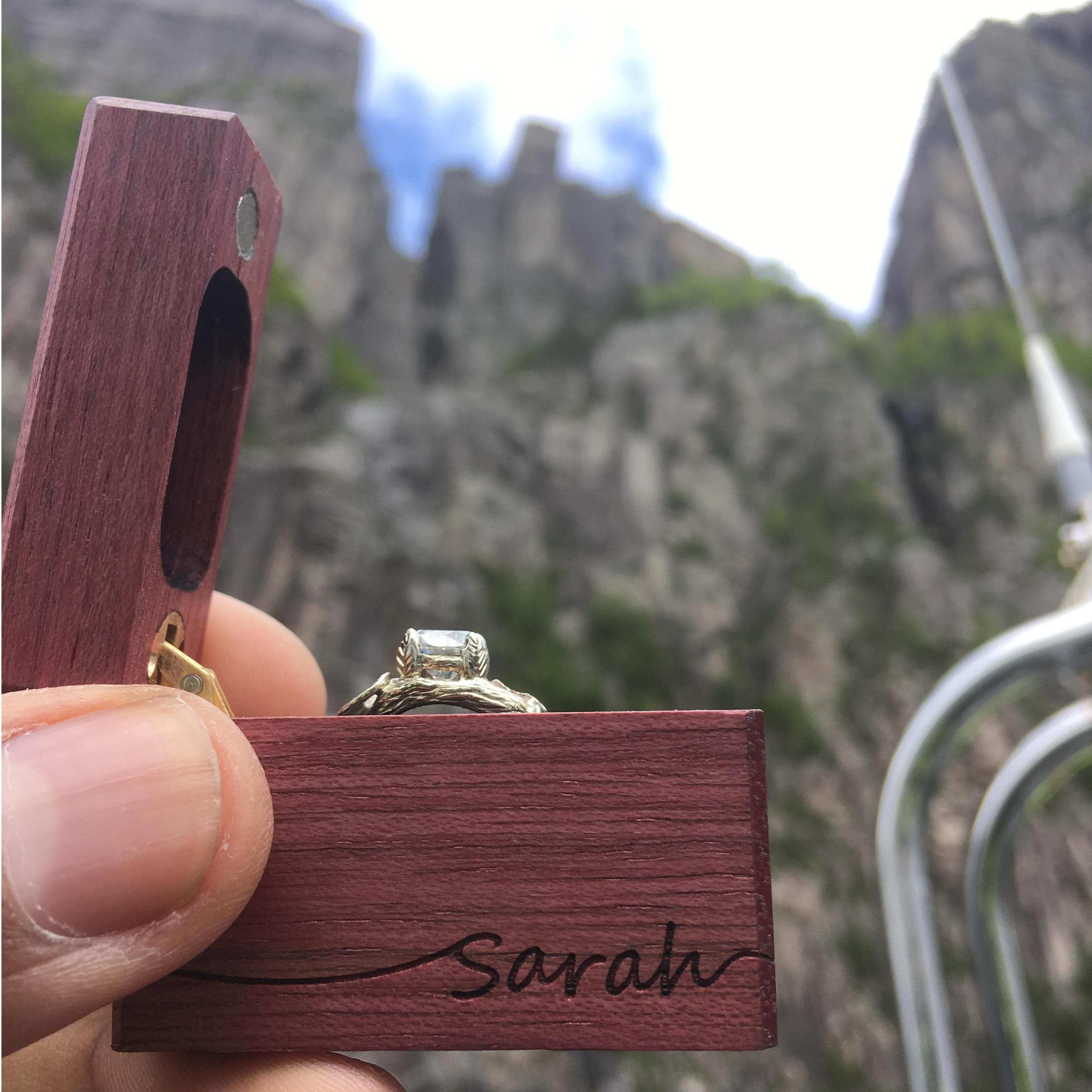 Oh the places this ring will go! (Pulpit Rock from the Lysefjord, Stavanger, Norway)