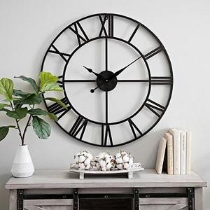 Metal Gavin Round Wall Clock