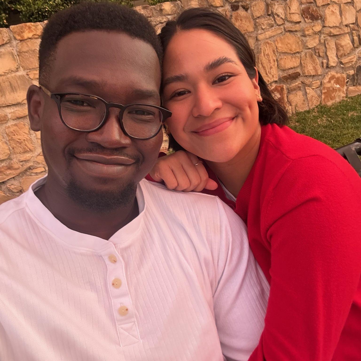 Our second date watching the sunset...
