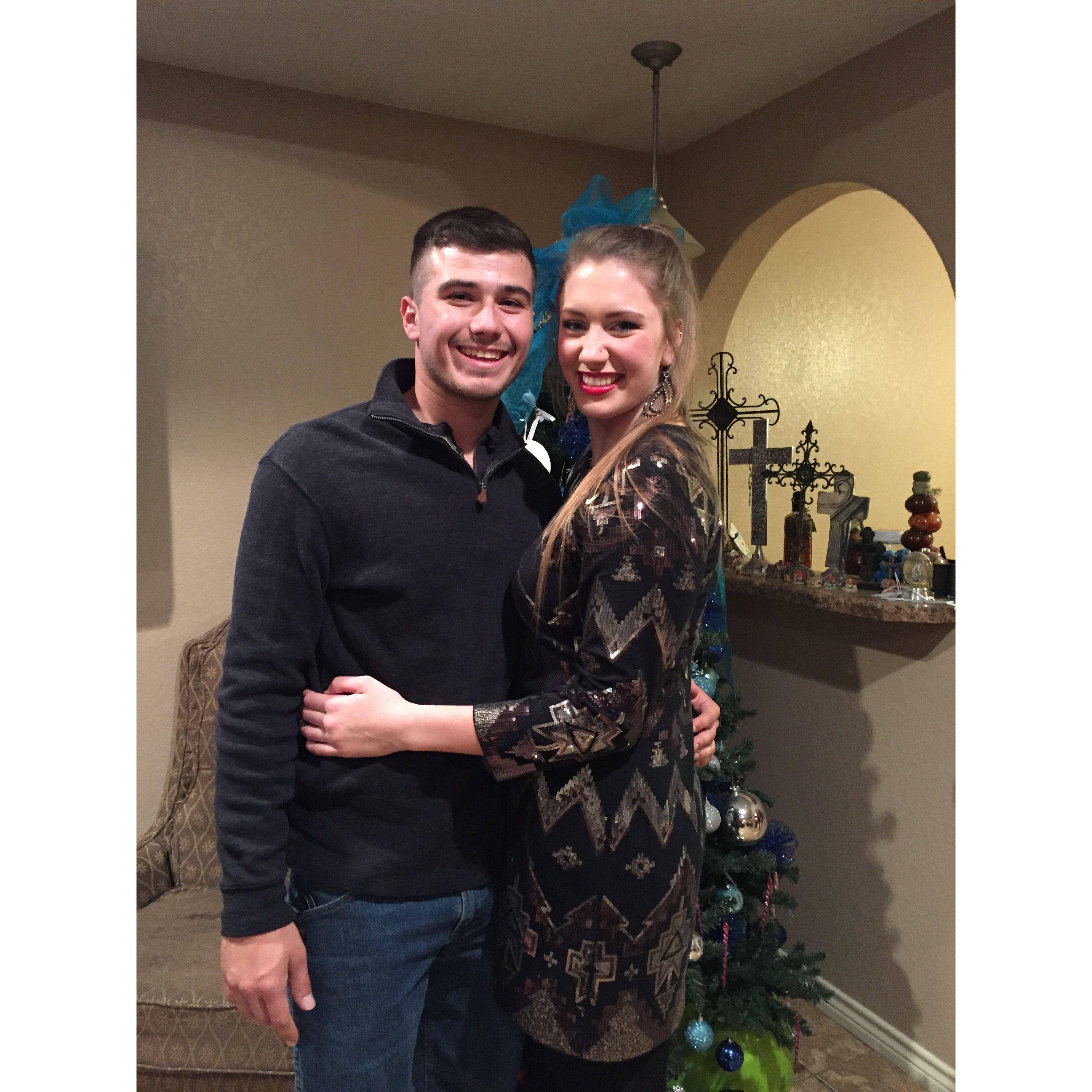 Del Rio 2015- right before Kara's first time walking around an entire party and introducing herself to every single person