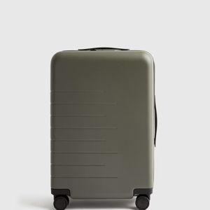 Expandable Carry-On Suitcase - Olive