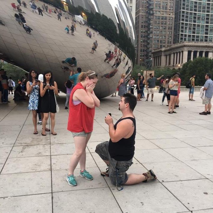 When he finally asked me to be his forever. (I said yes!).