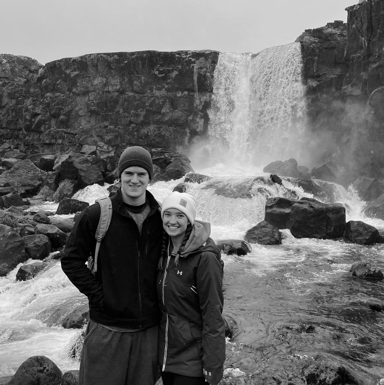 Hiking in Iceland.