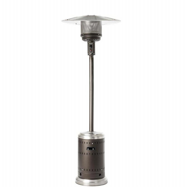 46,000 BTU Ash and Stainless Steel Gas Patio Heater