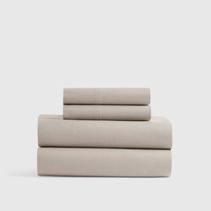 Organic Crisp Percale Sheet Set - Queen