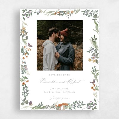 White Wedding Save the Date - Eglamore Photo