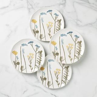 Wildflowers Accent Plate, Set of 4