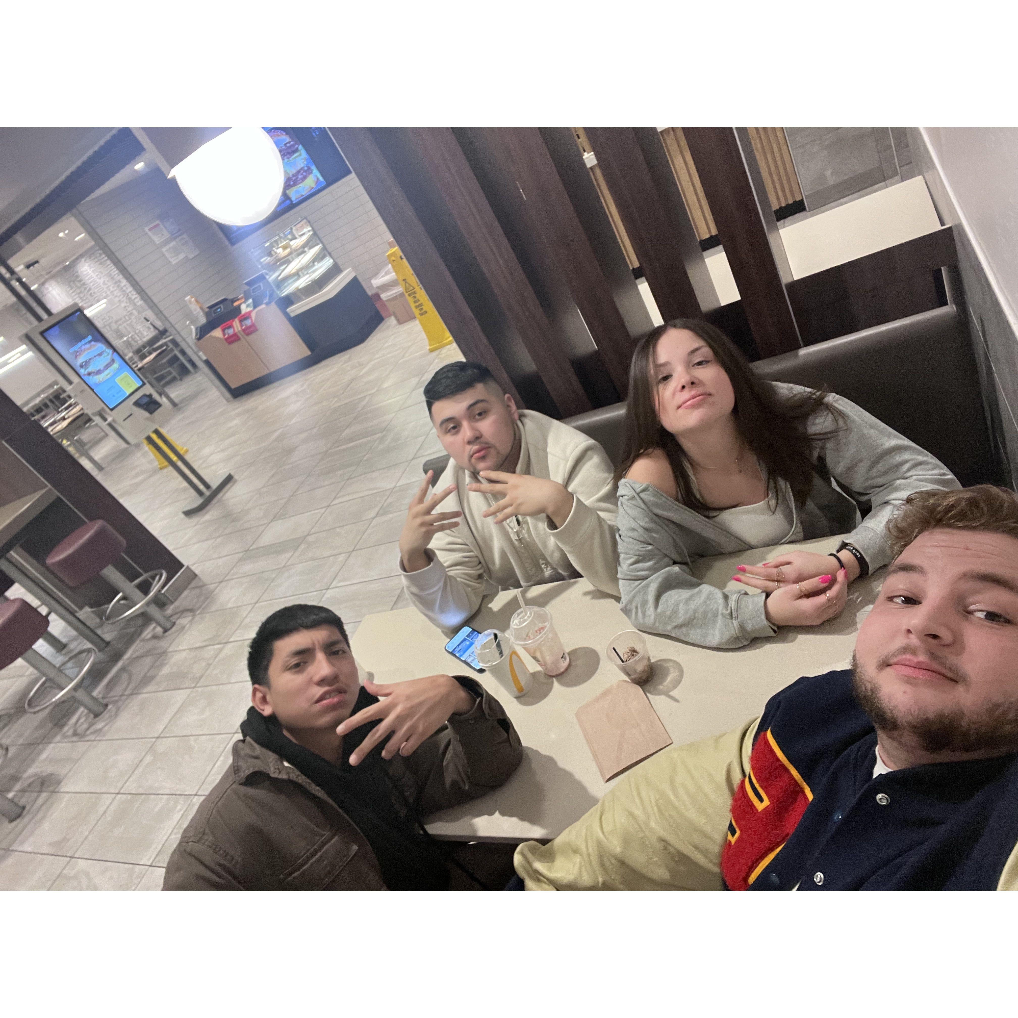 One of many late night friend group food runs!