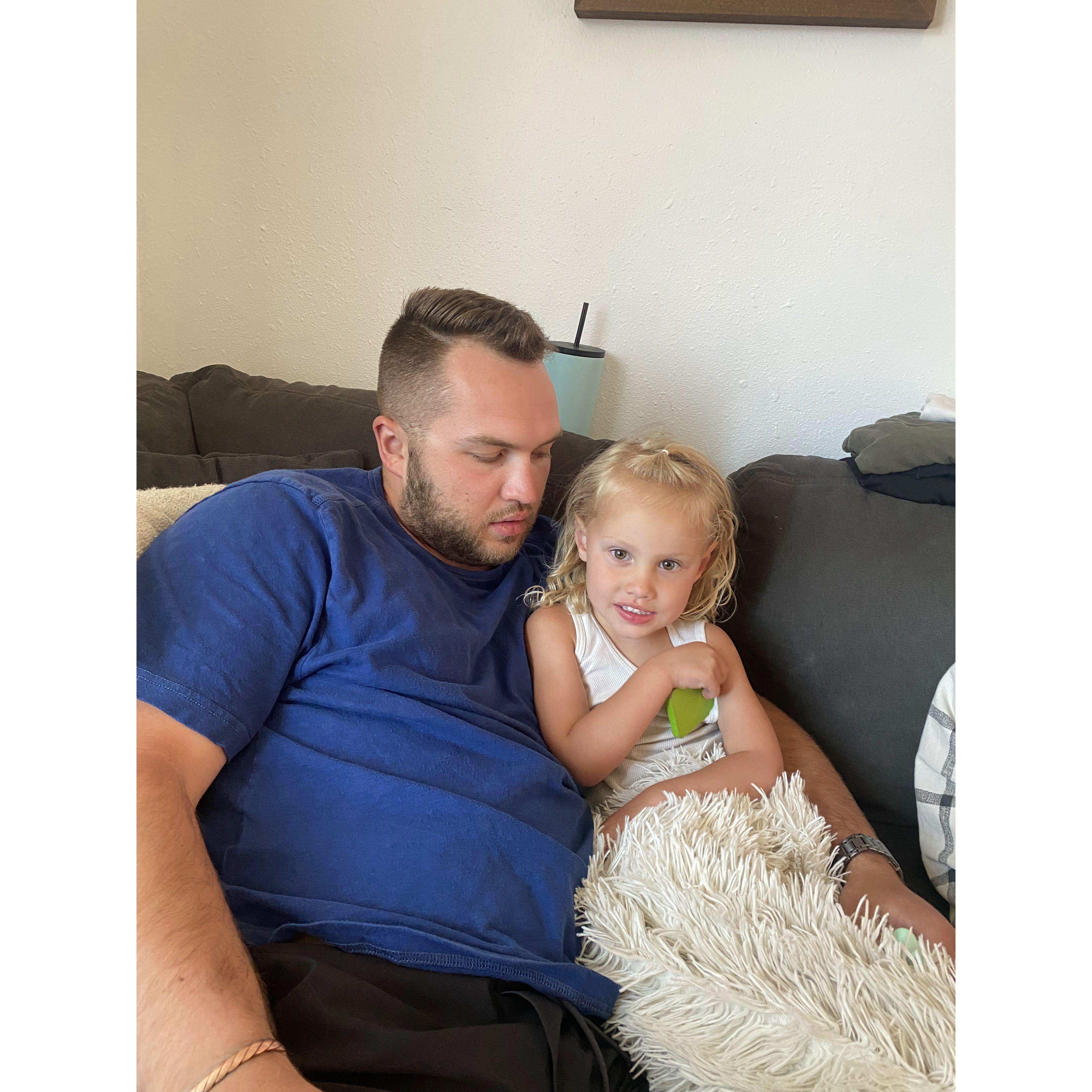 Spencer and his niece, Cooper!