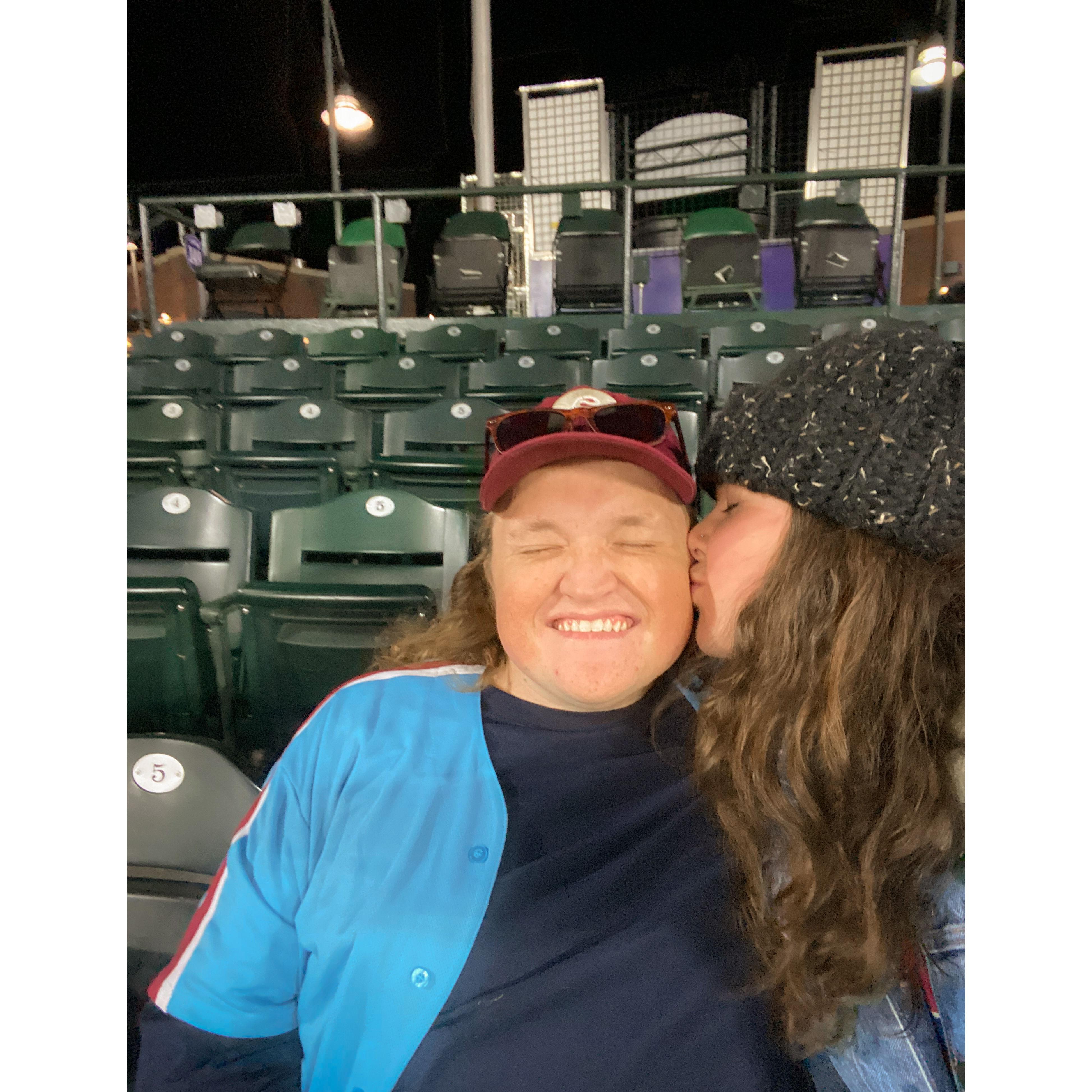 At one of our Rockies games