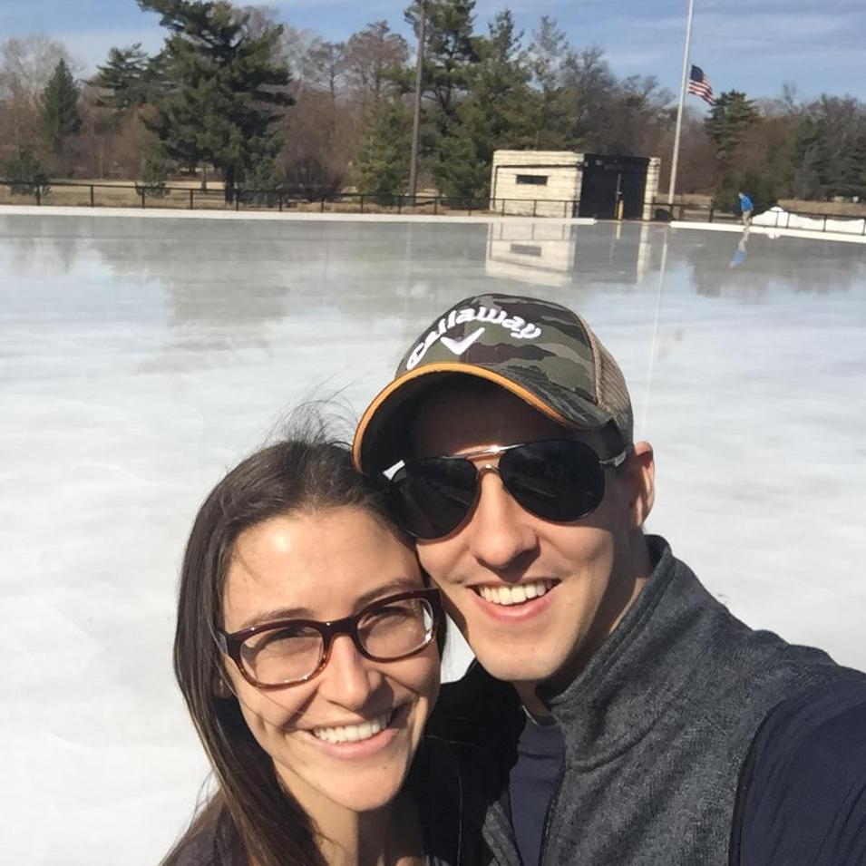 Ice skating in Forest Park