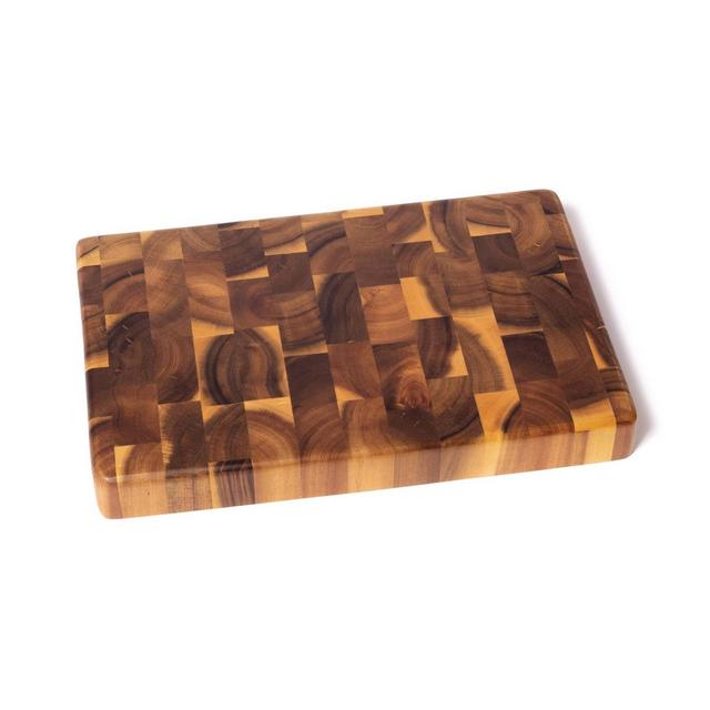Acacia Chopping Block with Inset Handles - Lipper International