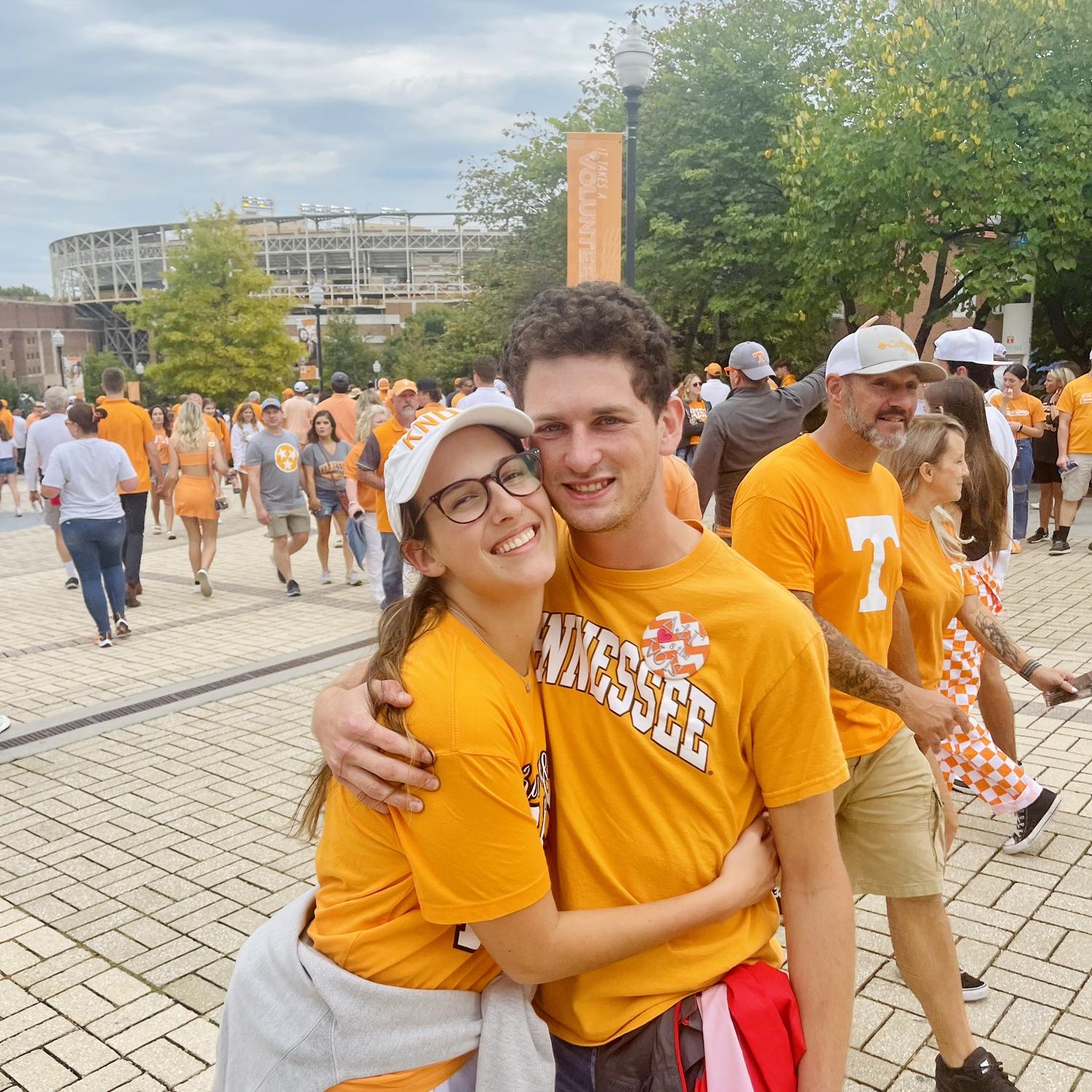 Alex came to TN and watched the vols beat the gators!