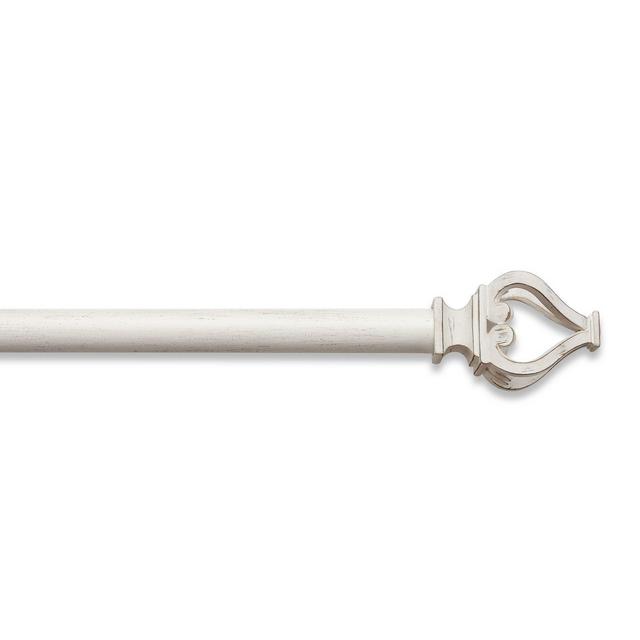 Bee & Willow™ Home Birdcage 48 to 88-Inch Adjustable Curtain Rod in Weathered White