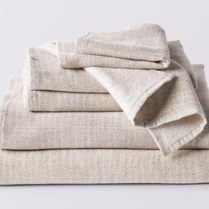 Catalina Organic Towels - 6 pc set in OATMEAL