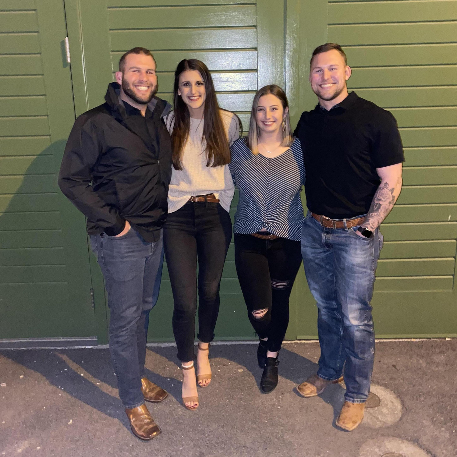 Valentine's Day dinner with Cass and Craig at Bull in the Alley, 2020.