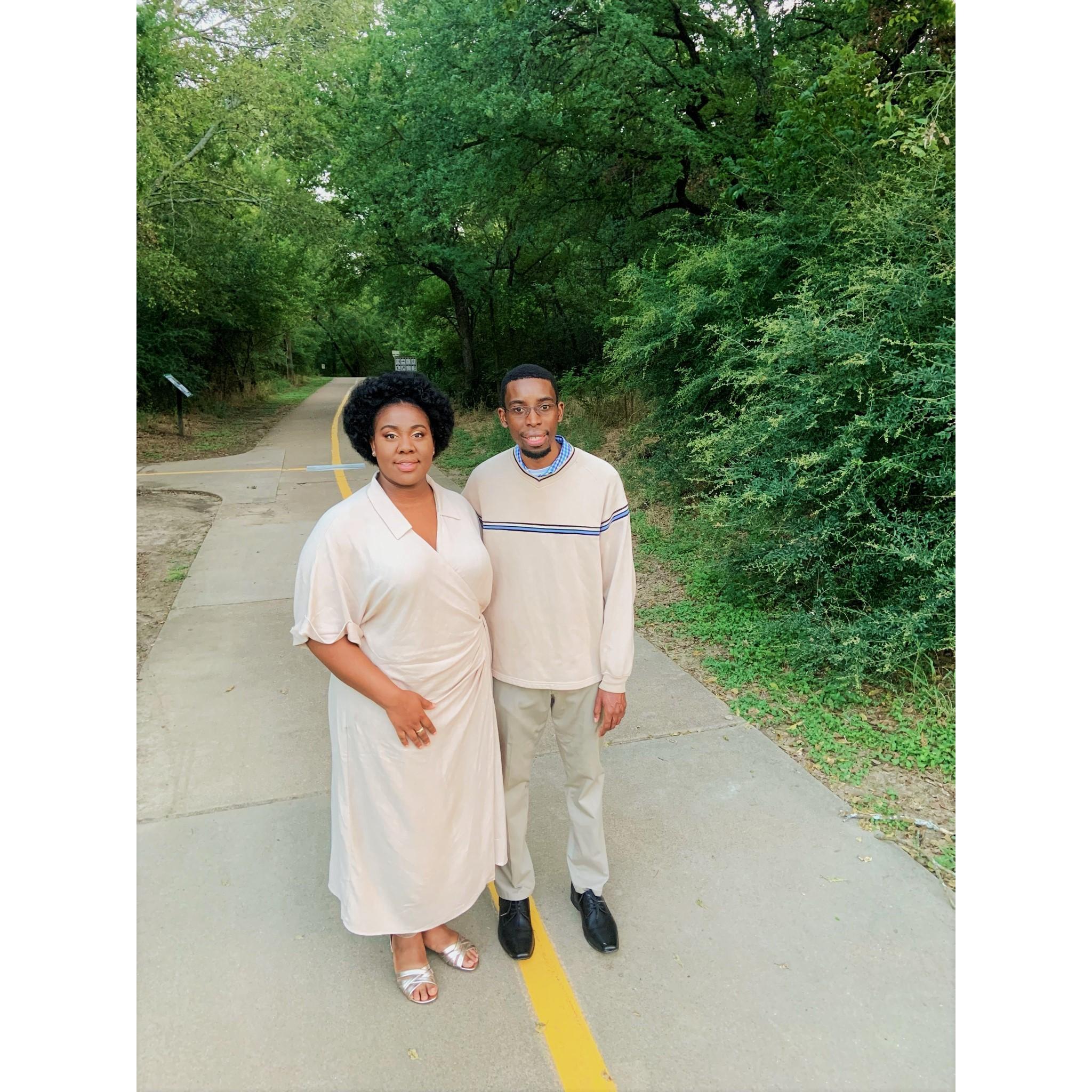 Post engagement photo shoot - Heading down the path less travelled.