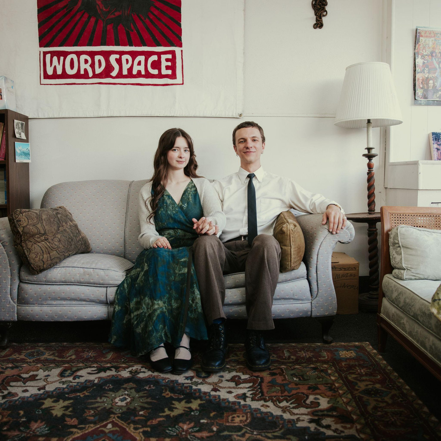 we fell in love at this bookstore AND got engaged in it too!