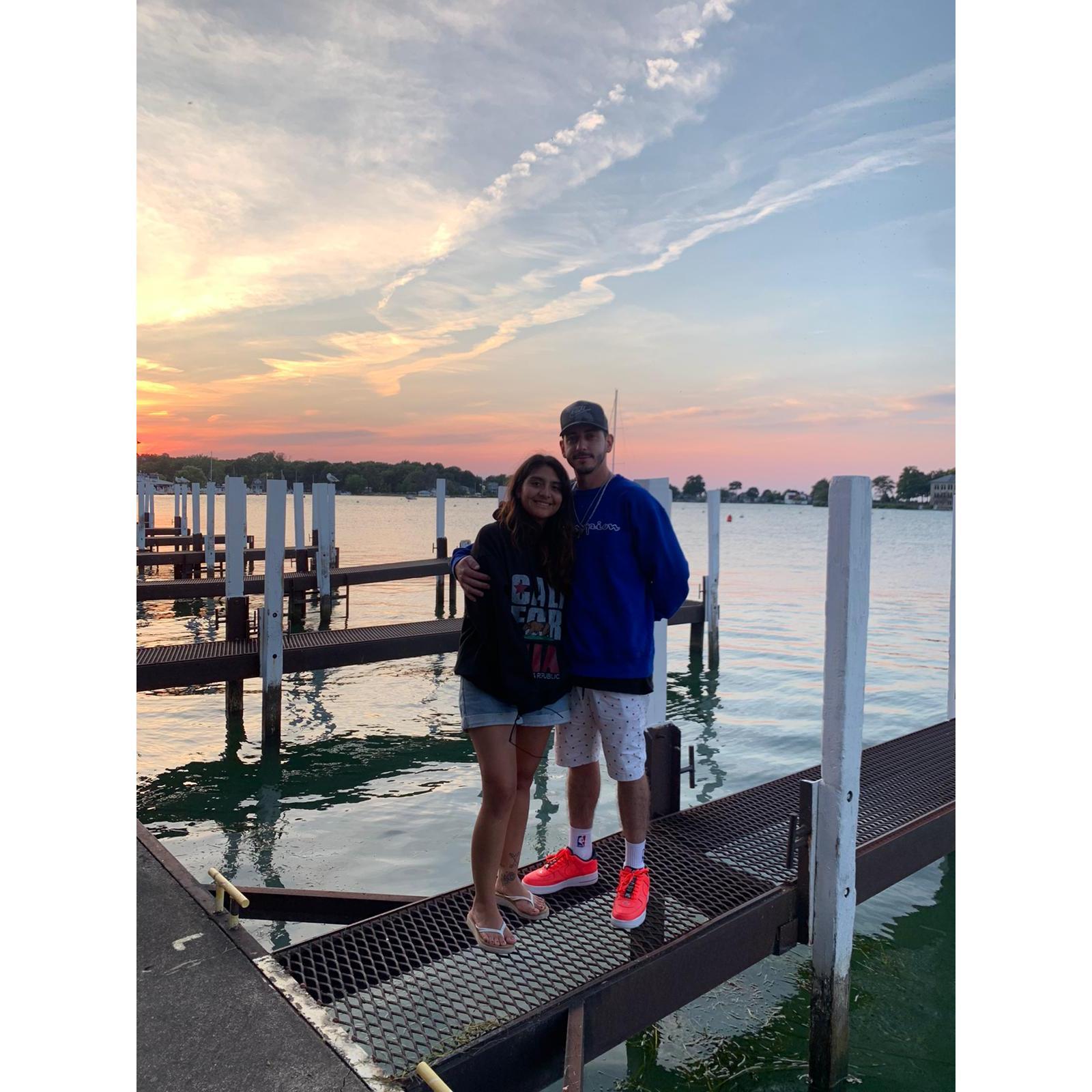 Esta foto la tomamos en Put-in-Bay durante nuestra segunda semana juntos, en septiembre de 2020. Un hermoso recuerdo de los primeros momentos de nuestra historia