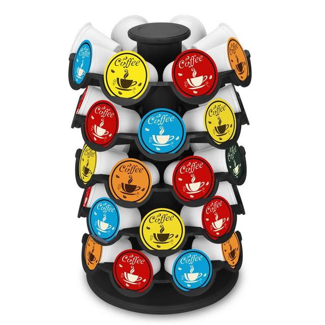 Everie Coffee Pod Storage Carousel Holder Organizer for 40 Keurig K-Cup Pods